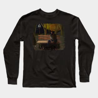 Zombie in the Park Long Sleeve T-Shirt